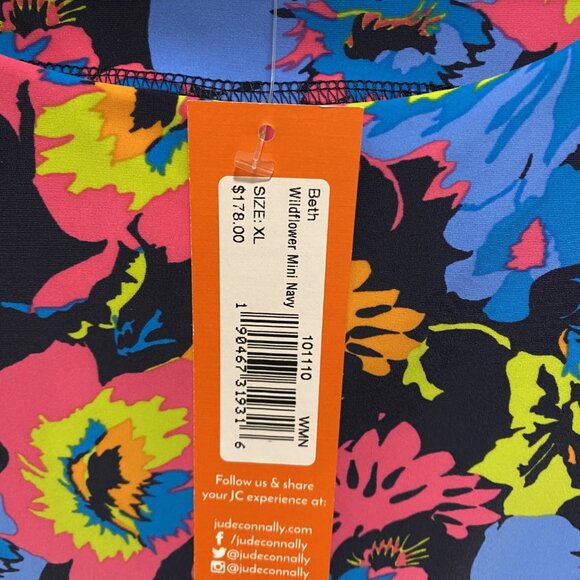Jude Connally Wild flower navy dress NWT - Picture 4 of 5